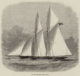 Der neue Schoner Yacht Livonia